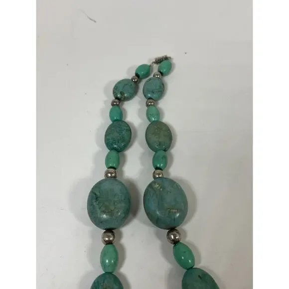Turquoise Chunky Beaded Necklace